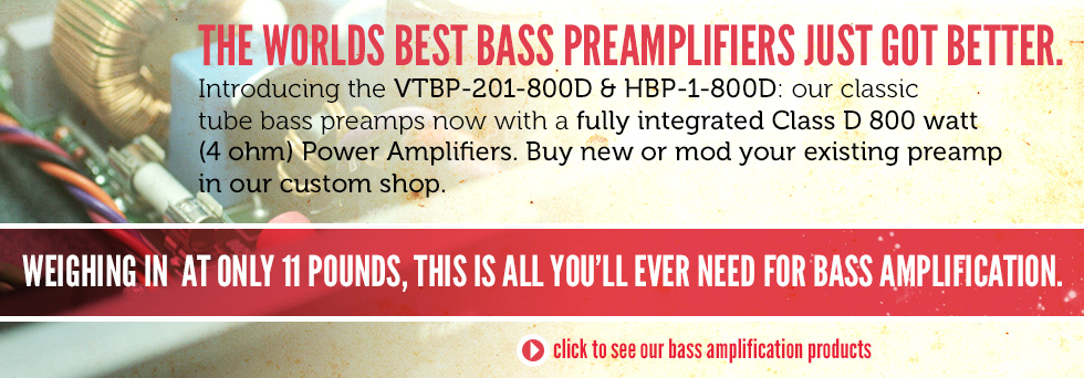 Bass Pre/Power Amp